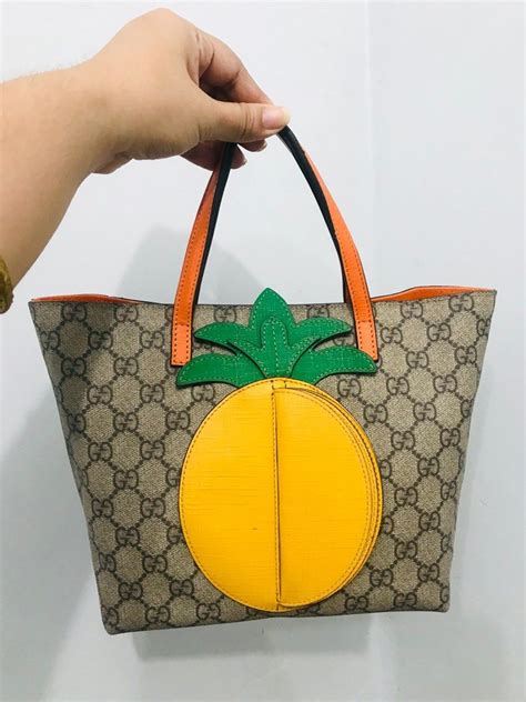 gucci purse pineapples